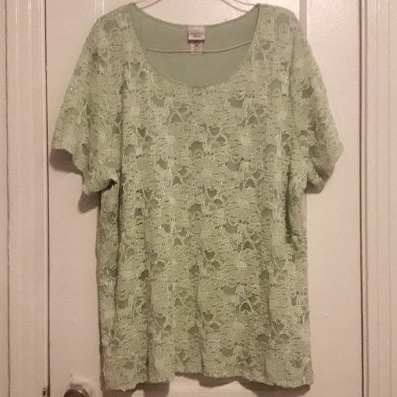 Covington Woman Lace Top 20-22 - Picture 1 of 7